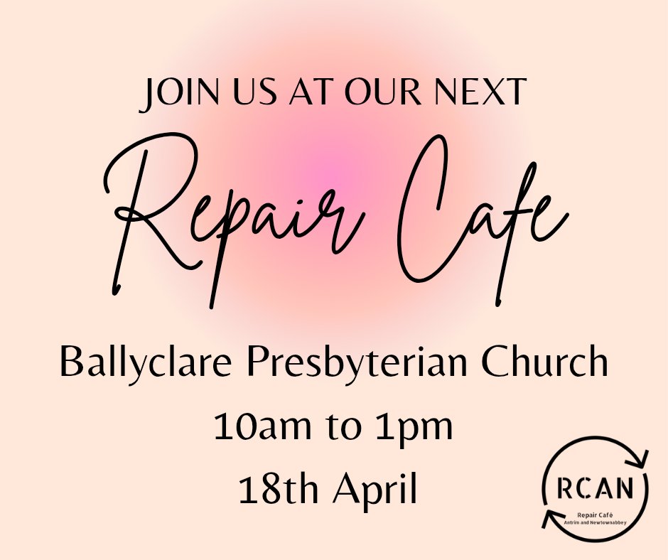 Repair Café Antrim and Newtownabbey tweet media