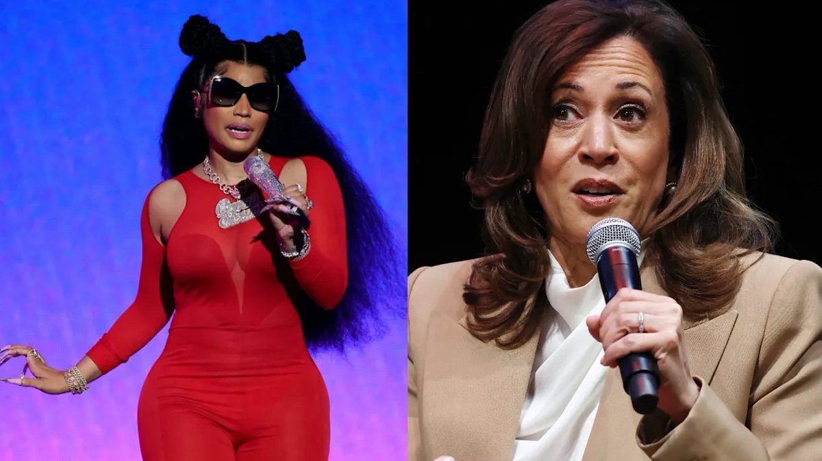 shinemycrown's tweet image. Kamala Harris, Nicki Minaj, and the Barbz: When Politics Meets Stan Culture shinemycrown.com/kamala-harris-… #KamalaHarris #NickiMinaj #StanCulture #PopCulture #PoliticalDebate