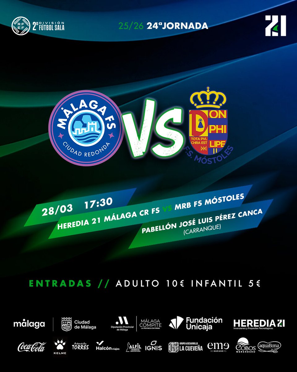 Heredia 21 Málaga Ciudad Redonda FS tweet media