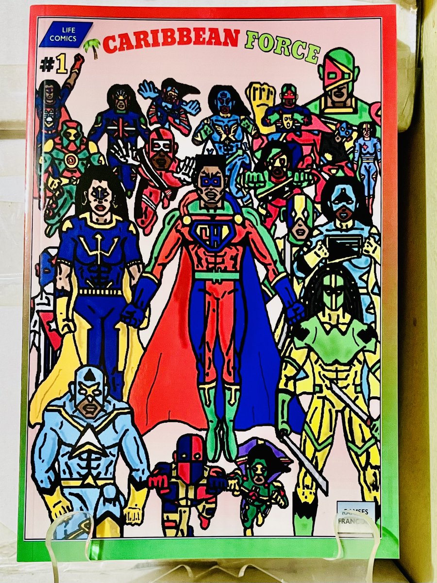 Life_Comics's tweet photo. Out tomorrow 🔥 The world’s first Caribbean superhero team is here — Caribbean Force Issue #1!
Created by me & Life Comics Universe. Tap the link below.
https://t.co/pKyYvQlITp
#art #BookBoost #books #comicbooks #comicbookart #SellingFast #outnow #fyp #viral #love #new #ShopNow https://t.co/w4CHT0KLOP