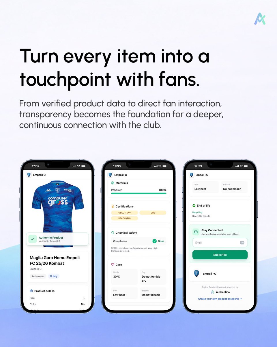 Authentica tweet media