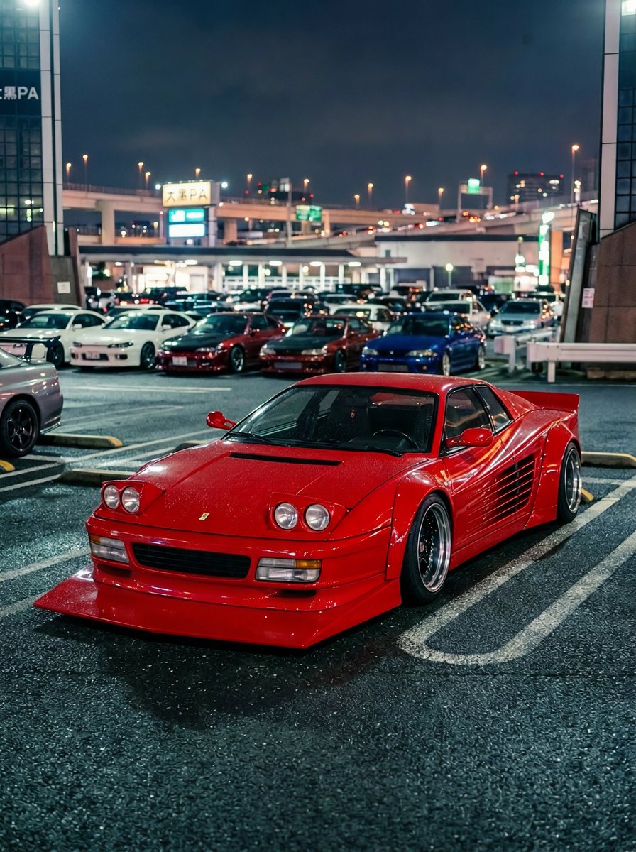 Car__Passion's tweet image. Bosozoku-style Ferrari 512 TR

#Ferrari #Ferrari512TR #FerrariTestarossa #Bosozoku #BosozokuStyle