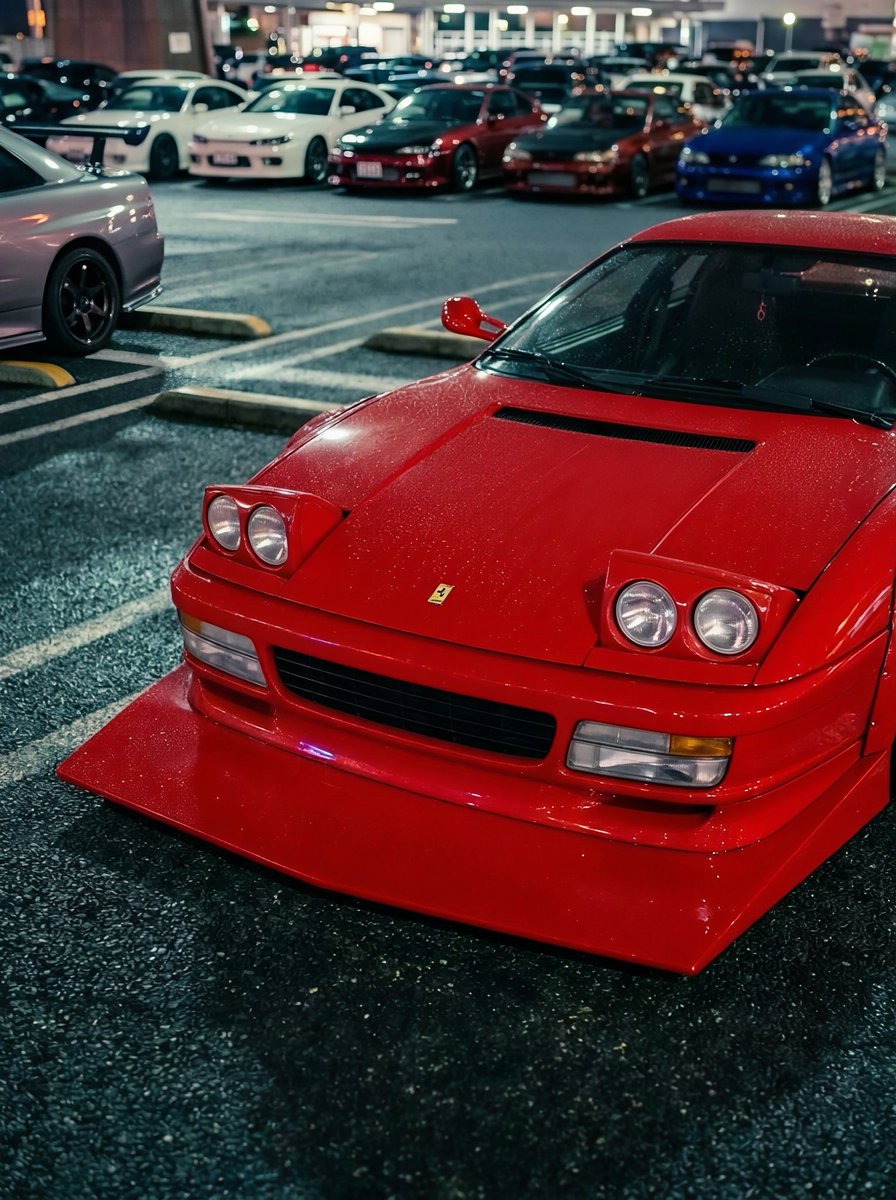 Car__Passion's tweet image. Bosozoku-style Ferrari 512 TR

#Ferrari #Ferrari512TR #FerrariTestarossa #Bosozoku #BosozokuStyle
