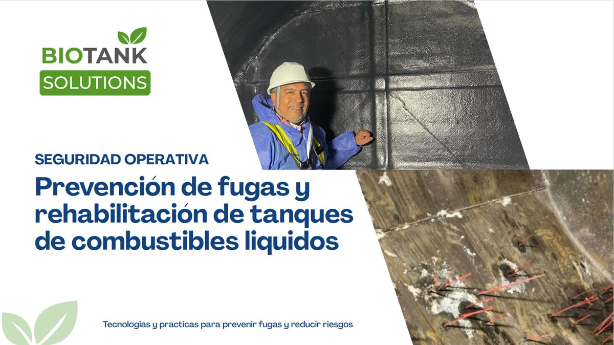 BiotankS's tweet image. 🚀 Participamos en la 𝗖𝗛𝗔𝗥𝗟𝗔 𝗧É𝗖𝗡𝗜𝗖𝗔 𝗔𝗚𝗘𝗦𝗣 𝟮𝟬𝟮𝟲
Impulsamos soluciones para:
✔️ Integridad de tanques
✔️ Reducción de riesgos
✔️ Cumplimiento normativo
▶️ youtu.be/pN5yILIvnVo?si…
#EESS #SeguridadIndustrial #OilAndGas
@BiotankS @TamoinP @RafibraSL @agesp