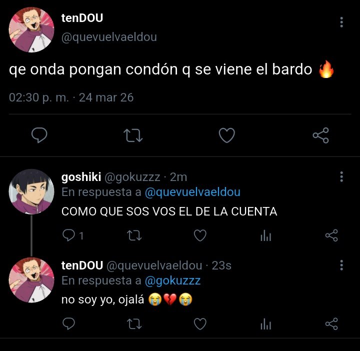 tuca_777's tweet photo. 3. Pongan condón q se viene el bardo https://t.co/kYwpV8qq8j