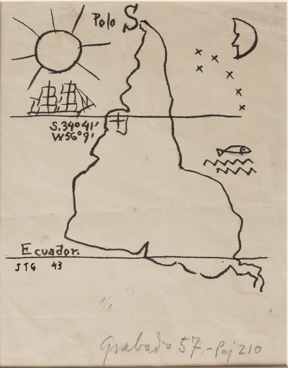 barbaralins's tweet photo. Chega ao CCBB Brasília a mostra “Torres Garcia” sobre Joaquín Torres García, ícone uruguaio do século XX. Pinturas, desenhos, esculturas e documentos revelam sua linguagem de modernidade, símbolos universais e raízes ancestrais. Curadoria Saulo di Tarso. gratuito! https://t.co/Df2ioOiq9U