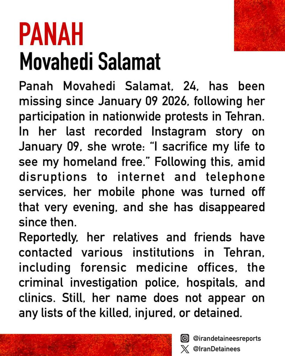 Iran Detainees Report tweet media