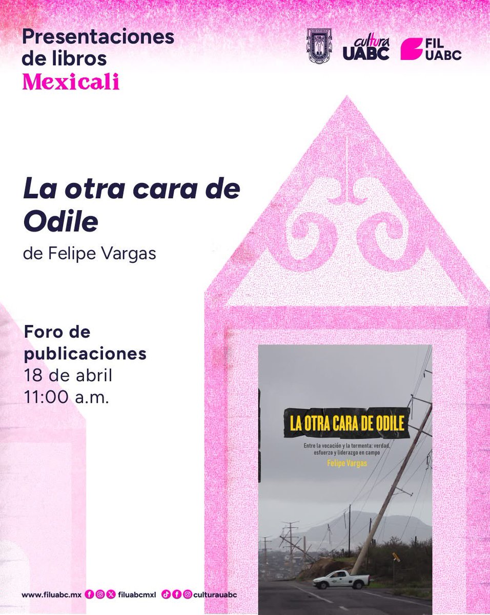 FILUABCMXL's tweet photo. #Mexicali En la XXVII FIL UABC, esta categoría reúne historias que nacen desde la experiencia, la lucha y la necesidad de ser escuchadas. ✊📖
#FILUABC #EnFILados https://t.co/DgXvDX8ETT