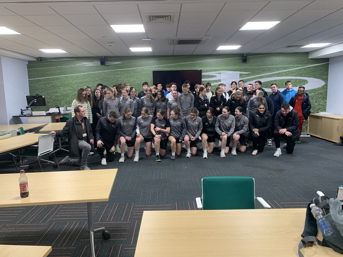 UoDFootyJournos's tweet photo. It was great to interview the @DCFCWomen U21 and U18 players in our massive mixed zone today!

Good luck with your title decider and the @DerbyshireFA County Cup final! https://t.co/CfsIn08G1q