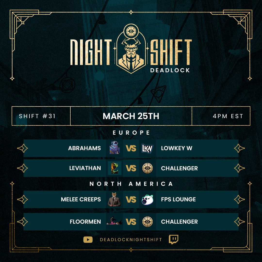Deadlock Night Shift tweet media