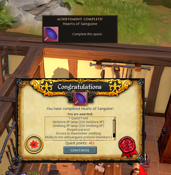 nanvisofficial's tweet photo. All Havenhythe quests done. Wanted to get quest cape before they dropped with the goal I set back in January, but oh well! https://t.co/44ZNwjvw5r