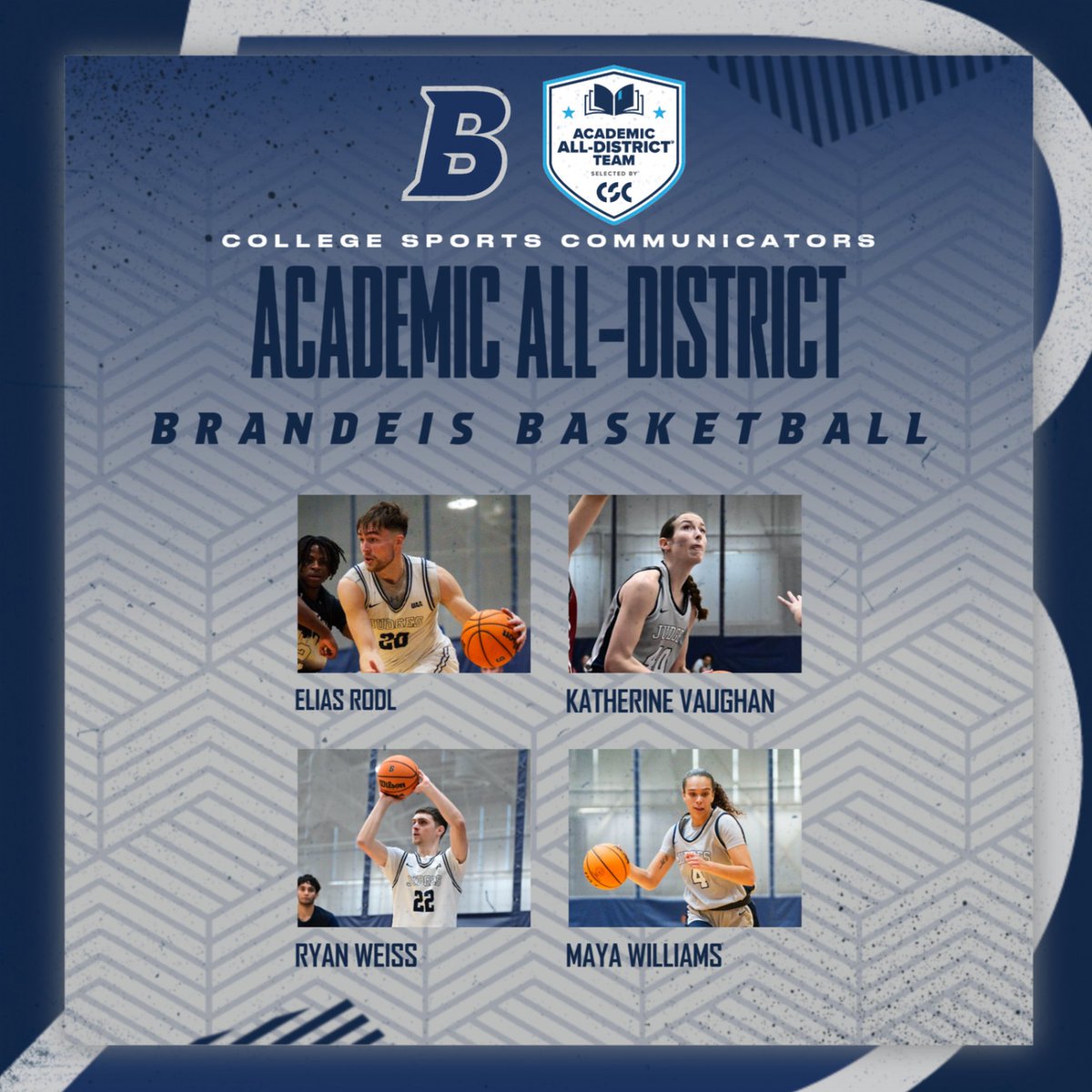 Brandeis Athletics tweet media