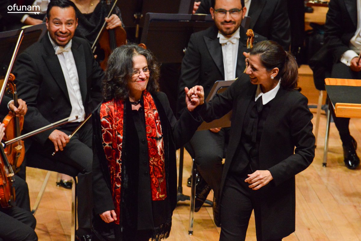 OFUNAM's tweet photo. El pasado programa incluyó obras del clasicismo y de reciente creación a través de cuatro voces representativas que abarcan cuatro siglos. Agradecemos la presencia de la compositora Hilda Paredes.

#MúsicaUNAM #CulturaUNAM https://t.co/tD7R11PDEb
