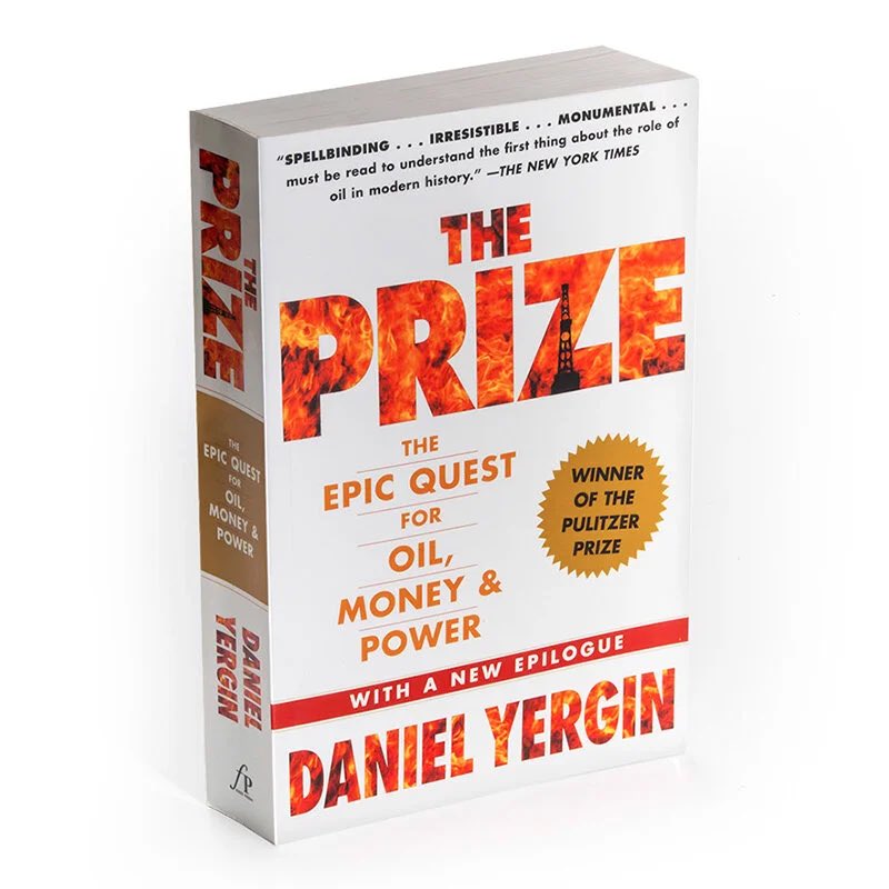 They just gave Trump a copy of The Prize and said “read up”