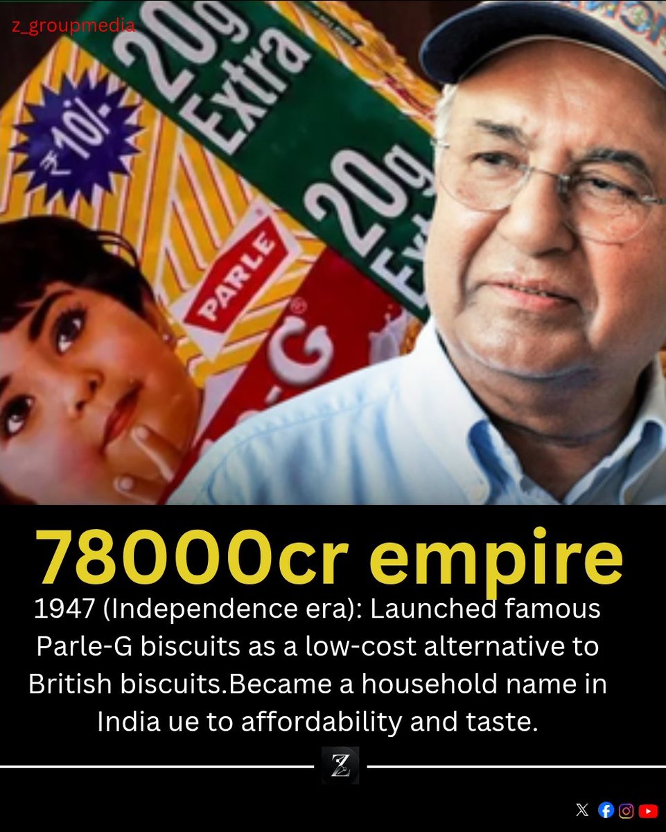 zgroup40323's tweet image. Built on simplicity. Loved by millions. 🍪
#ParleG #IndianBrand