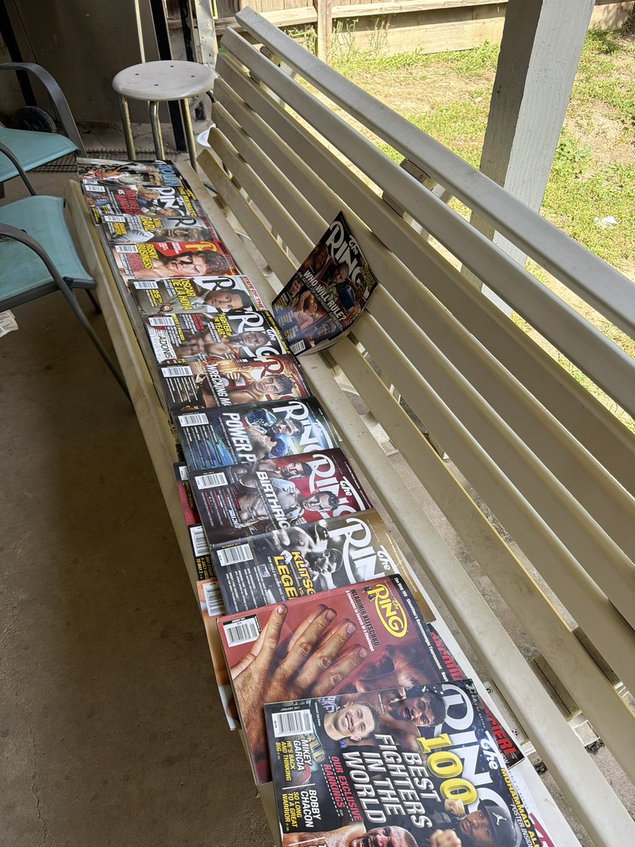 ivantc91's tweet image. 47 ring magazines for sale. Dm me 

#ringmagazine #boxing #hboboxing #pbcboxing #dazn