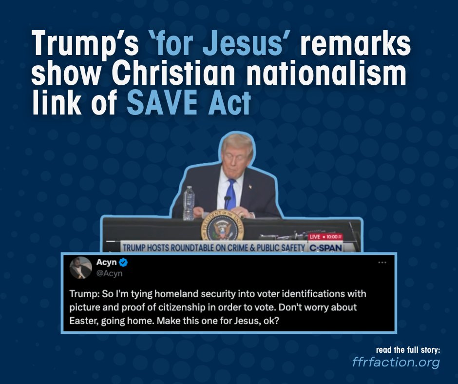 FFRF Action Fund tweet media