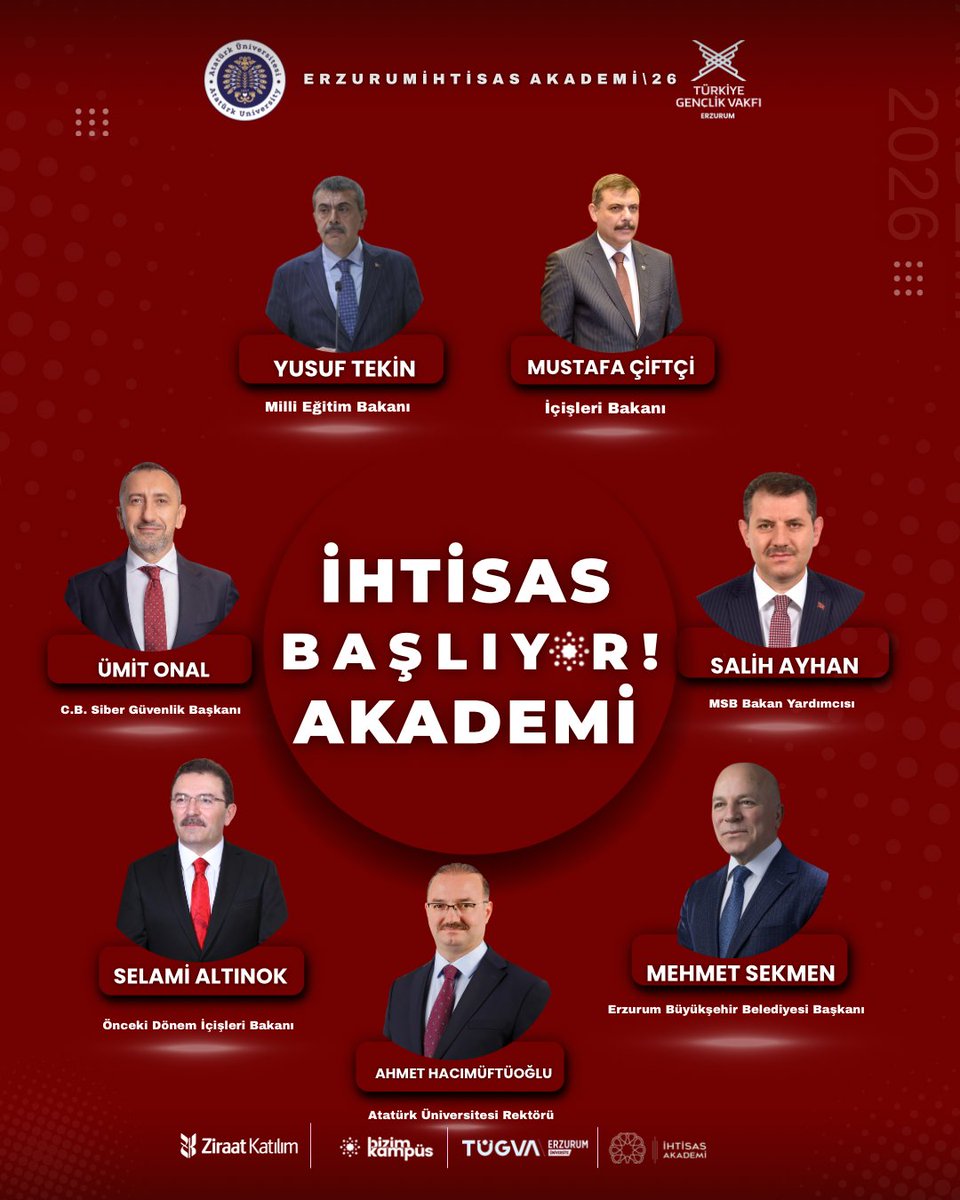 📚✨ İhtisas Akademi Erzurum’da Başlıyor!
Gençliğin enerjisi, ilmin rehberliği ve aksiyonun gücü bir arada!
📍 Yer: Erzurum
🎓 Katılım: Üniversite öğrencilerine özel
📌 Başvuru :basvuru.tugva.org/ihtisas-akadem…
#TÜGVA #TÜGVAErzurum #İhtisasAkademi #Gençlik #Erzurum #Eğitim #LiderGençlik