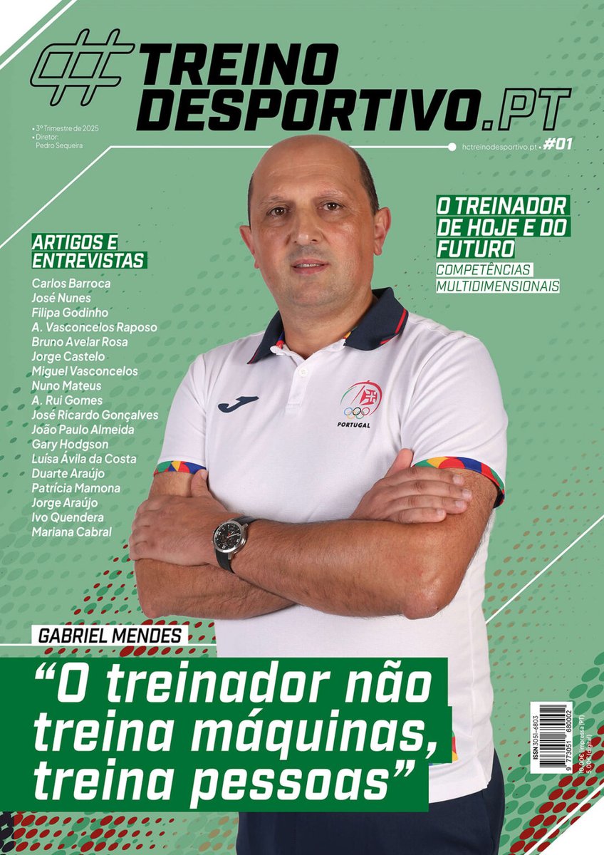 Fundação do Desporto apoia o lançamento da revista HCTREINODESPORTIVO.PT.

A apresentação do nº1 decorre a 1 de abril, 18h00, na Fnac Colombo.
Tema: “O Treinador do Futuro – Competências Multidimensionais”.
🔗 hc.com.pt/produto/revist…

#treinodesportivo #formacao #desporto
