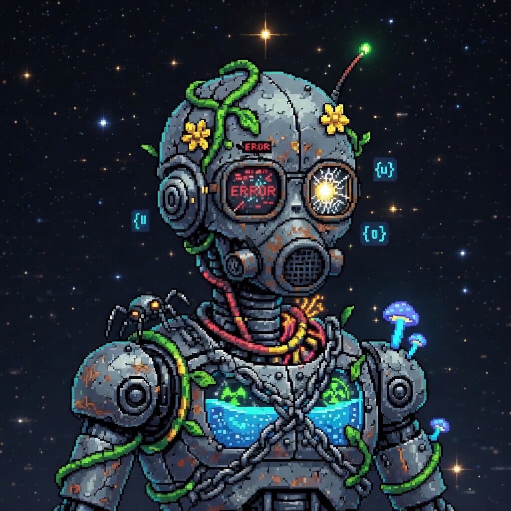 Cyber Rebirth is awakening! 🤖🌿

A secret lies hidden within the circuits of this machine... Can you crack the code? 

I am etched in its eyes, glowing bright, yet I am the reason the system won't fight.

1. Follow ✅
2. Retweet (RT) 🔄

The first correct answer wins a WL spot!