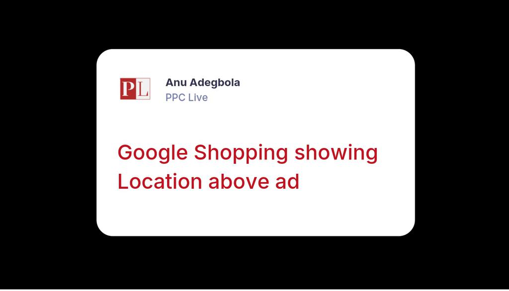 PPC Live tweet media