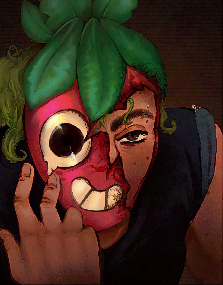 _kgbart_'s tweet image. kimberly please post about your stupid slasher au
kimberly: no
anyways sprout with that mask trend?? i think?
#dwart #dandysworldau #dandysworld #dwsprout