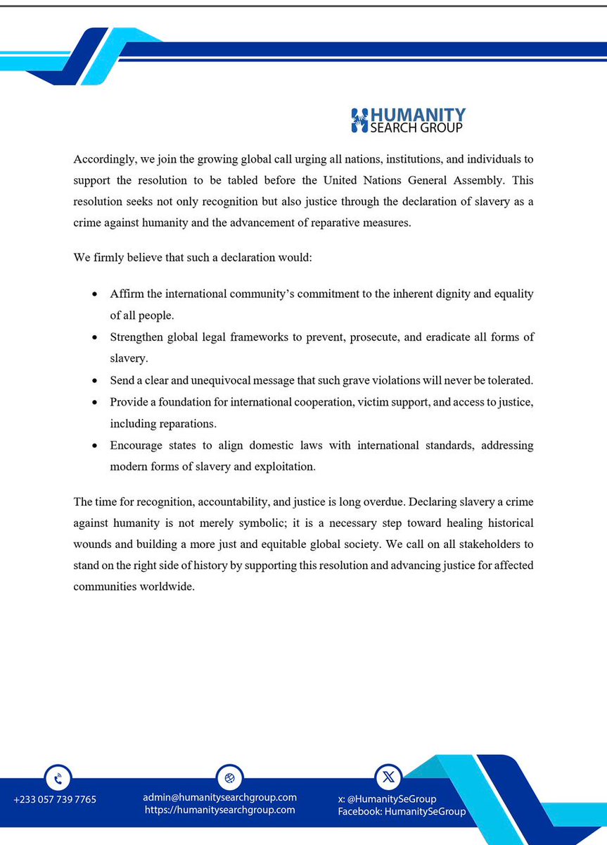 Humanity Search Group tweet media