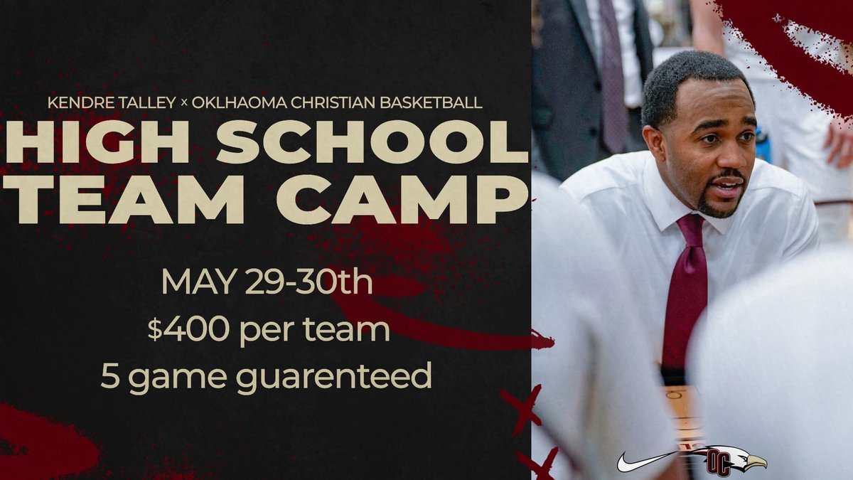 OCEaglesMBB's tweet photo. High School Coaches,

We would love to have your program at our Team Camp this summer! 
For more information or any questions, email cooper.battisti@oc.edu

#TalonsUp🦅 https://t.co/al6tovEFgb