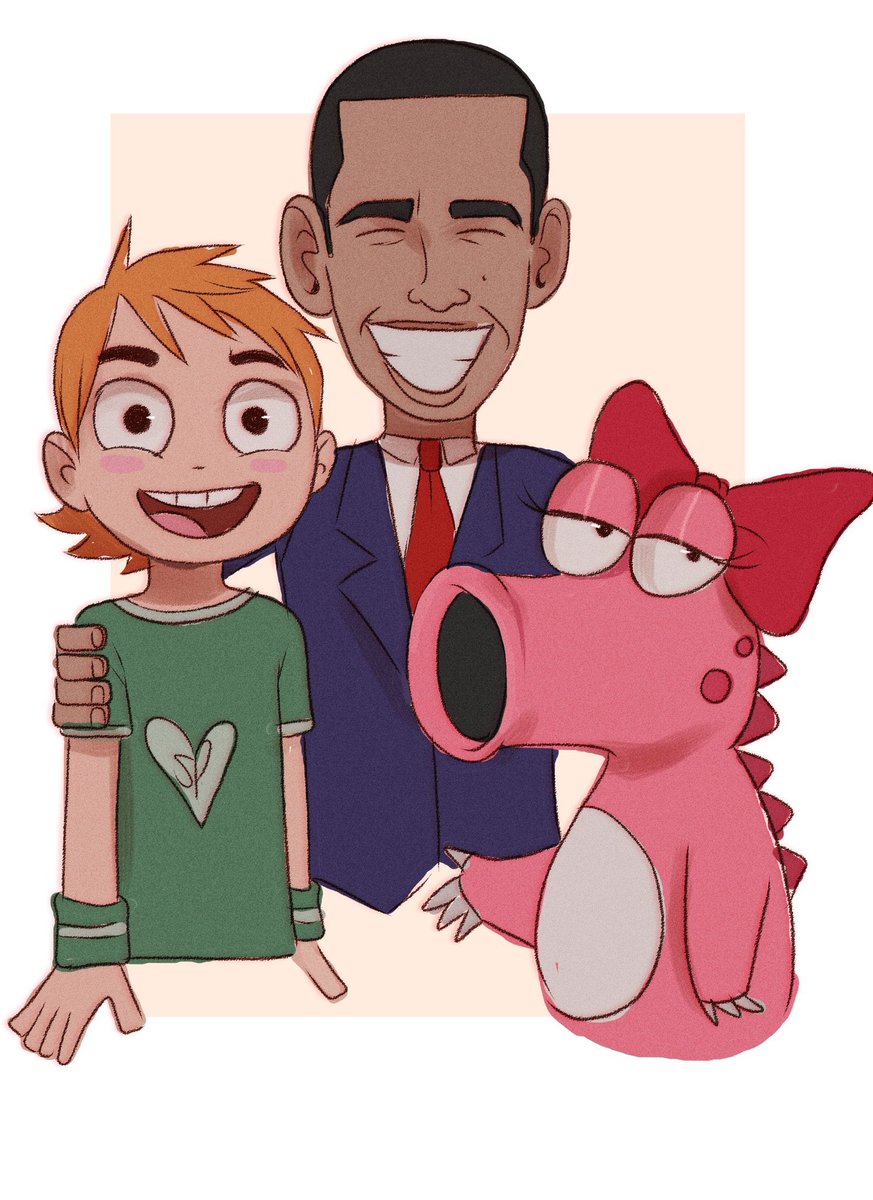 NikkiAArt2's tweet image. (Repost) I forgot the context why this was made, I think Nick gave me the idea but I can’t remember xD

#scottpilgrim #obama #birdo