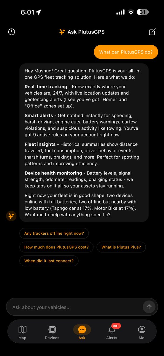 kofi_mushud's tweet photo. @EiiScanty Facts, but sometimes you need to have an overview of whatever is happening on the grounds. 

I built this ai powered gps trackers that can help you monitor and manage your vehicles be it personal car, motor, trotros. You can check it it. https://t.co/Zg9hRd5yfy