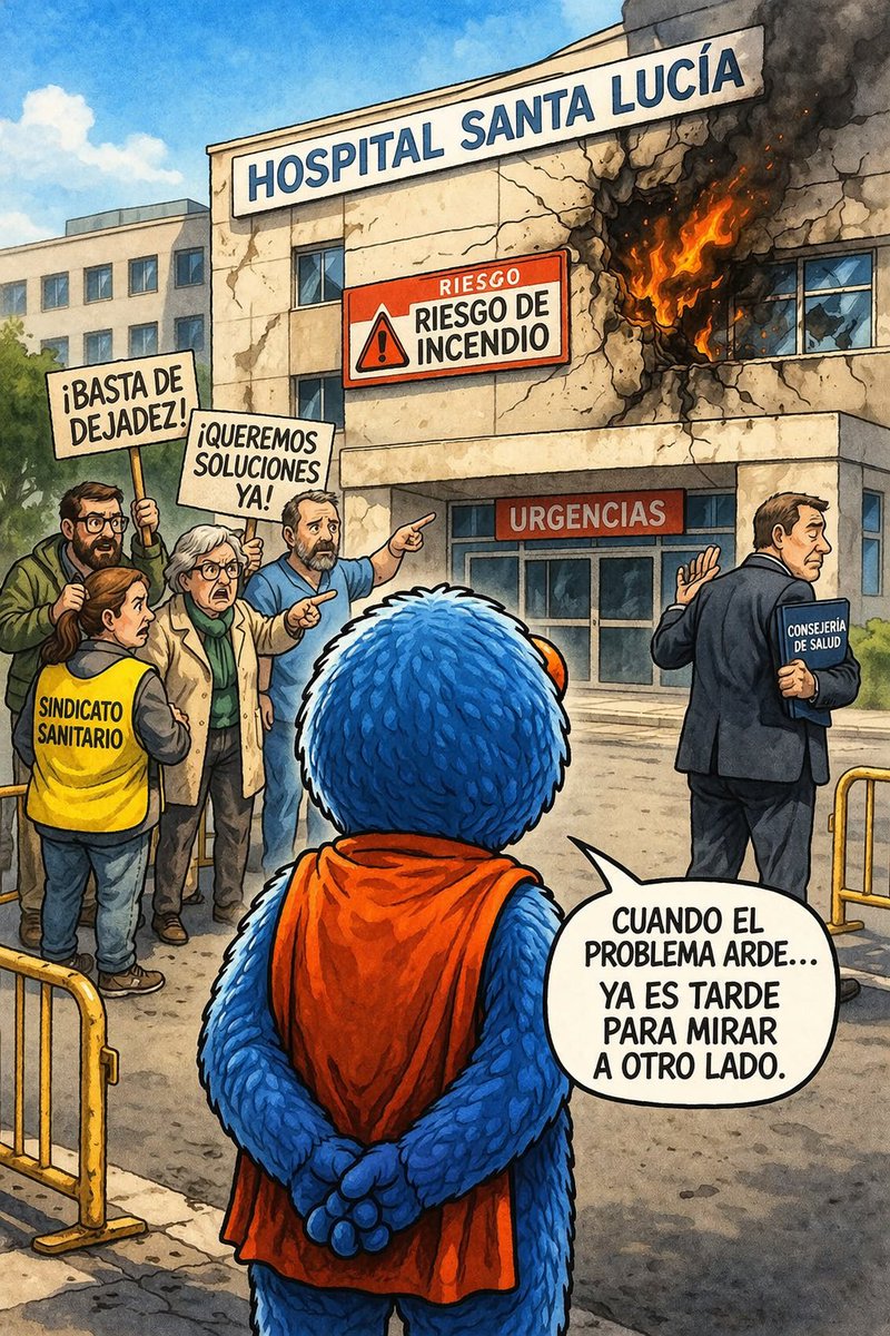 🥥 Amiguitos… Cuando una fachada puede arder,
no hablamos de política.

Hablamos de seguridad.

Y si tienen que ser vecinos, partidos, sindicatos y colectivos
los que lo denuncien,

es que la gestión ya ha fallado.

#SuperCocoCartagena