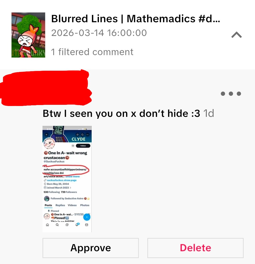 🔞One In A- wait wrong crustacean🔞 tweet media