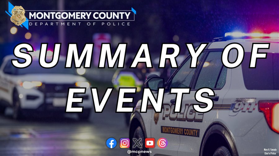 Montgomery County Department of Police tweet media