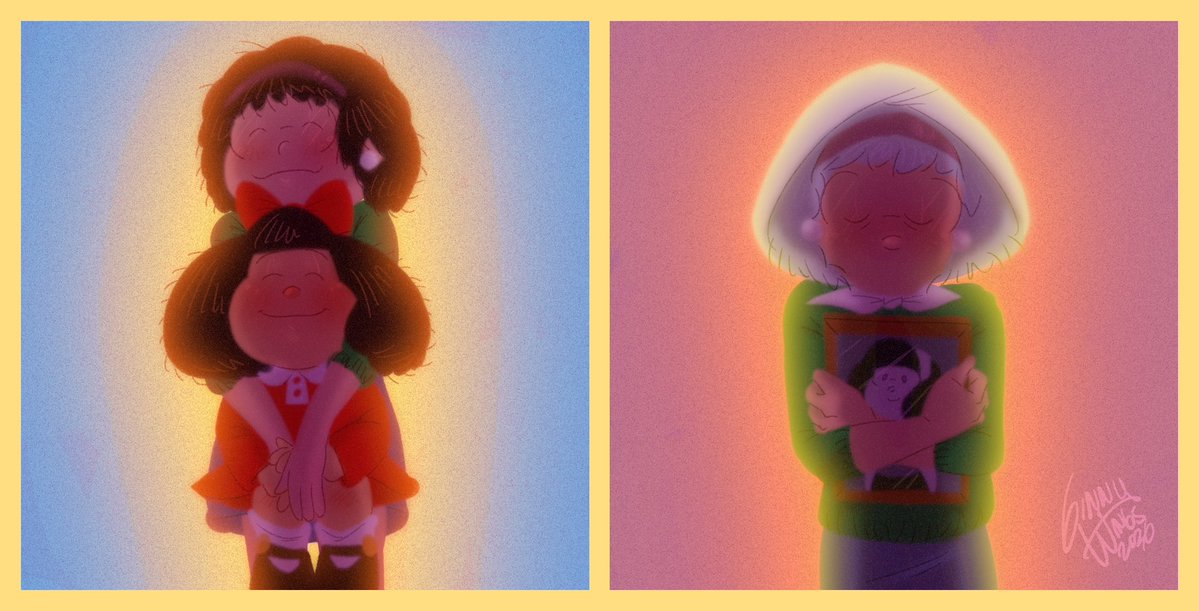 les comparto los dos dibujos en una sola imagen por si quieren descargarlo. es de uso libre: pueden imprimirlo, regalarlo, conservarlo, etc.

#24M #Memoriaverdadyjusticia #Son30000 #Mafalda #NuncaMás