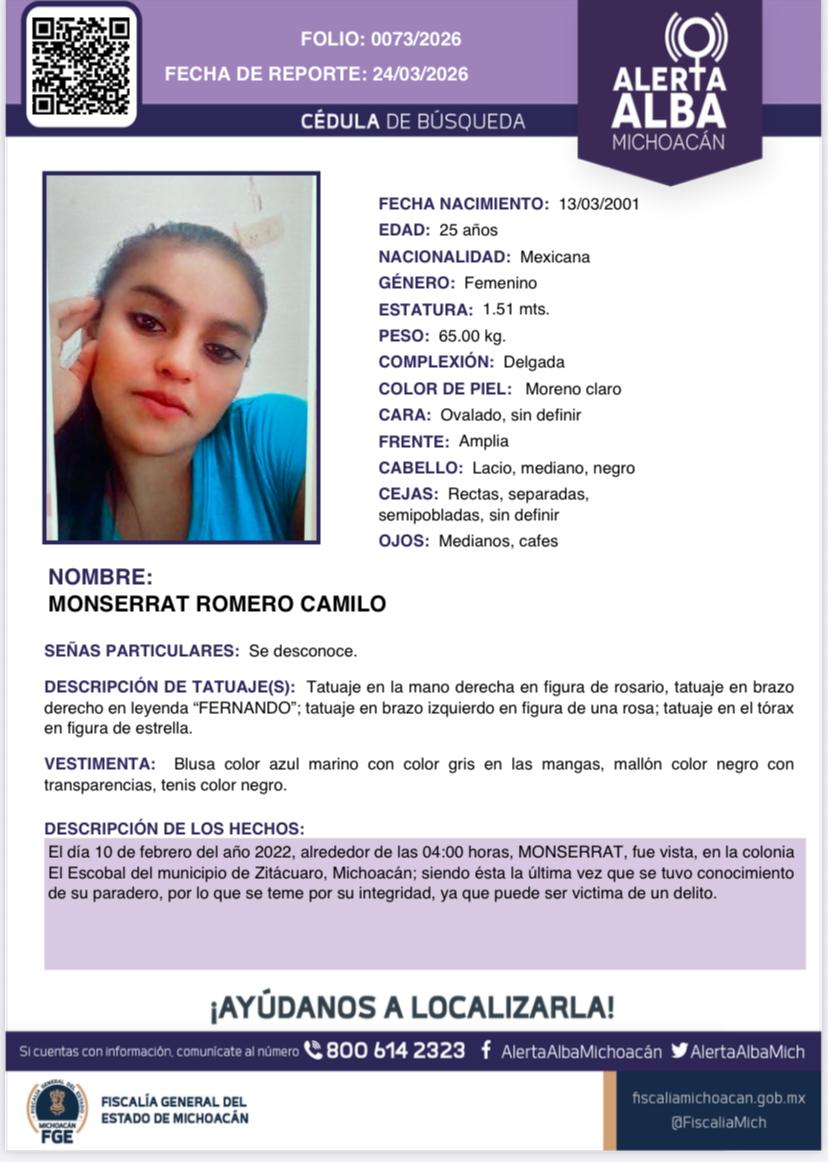 Alerta Alba Michoacan tweet media