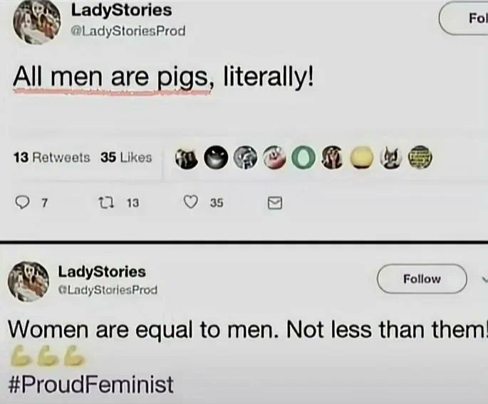 Why women get Ls tweet media