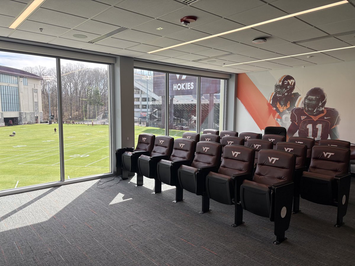 CoachBradLutz's tweet photo. Today was the second day of our annual spring break college football tour. We stopped by to watch practice and visit 2 programs that our players currently play for. #ProudCoach

Thanks Virginia Tech Football for having us today. @HokiesFB @coachjfranklin @Coach_JJ_Fball https://t.co/a0lQh6qbB3