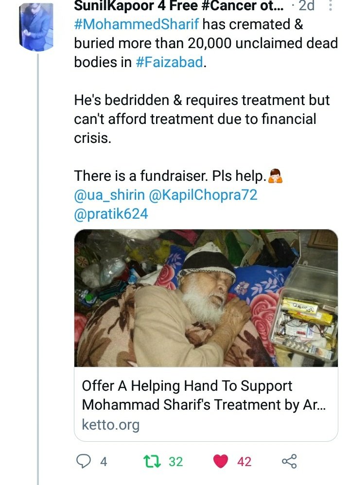 Sharif Chacha Padmashri Awardee tweet media