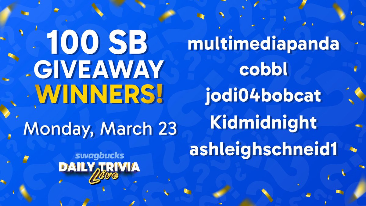 Swagbucks tweet media