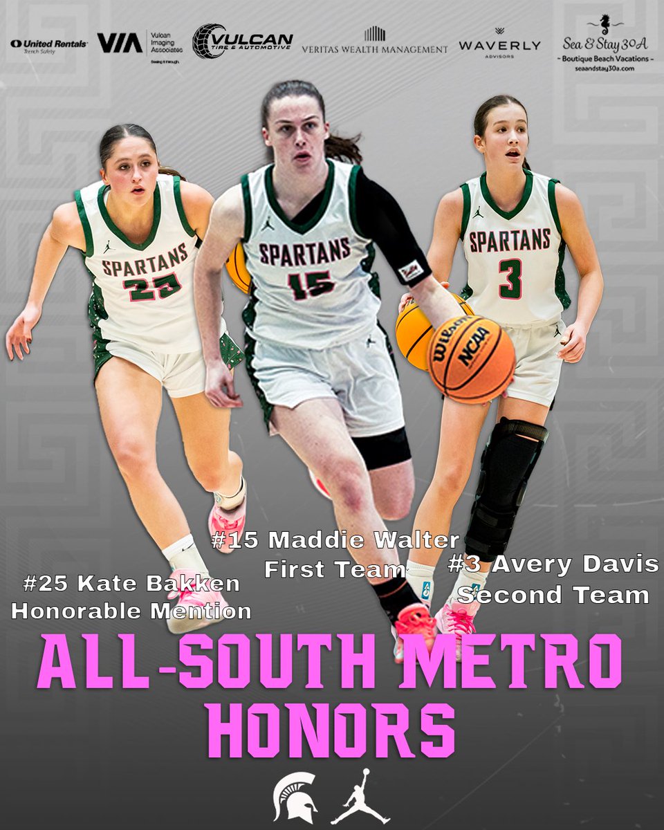 MBHSgirlshoops's tweet image. We are so proud of you ladies! Congratulations to @mwalterhoops27 for making First Team All-South Metro, @avery_davis.3 for making Second Team All-South Metro and @kate.bakken for being Honorable Mention.
#Grit #Selfless #Compete