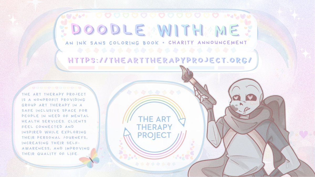 Doodle With Me! An Ink Sans Coloring Book tweet media