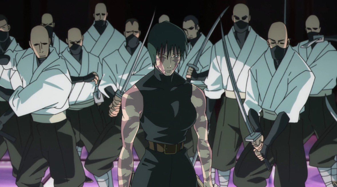 Is it crazy for me to think the Maki episode is at least top 5 JJK episodes? I just loved the Way the episode was done. Straight action &amp; no talking🔥