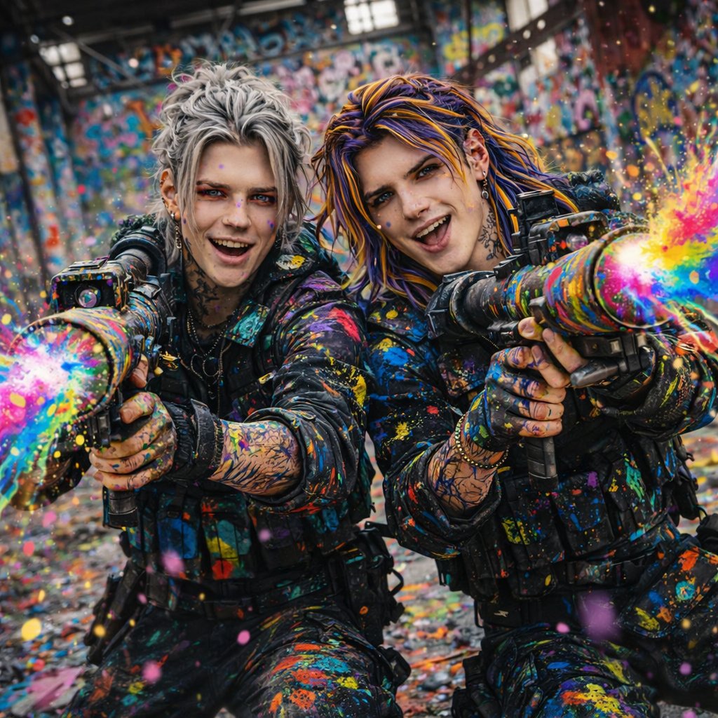 KANADEMIO_art's tweet image. ーChromatic Neon Warfareー   

”Are you ready?”  
（準備はいいか？） 

#KANADEMIO #VisualArchive #AIart︎ #AIillustration