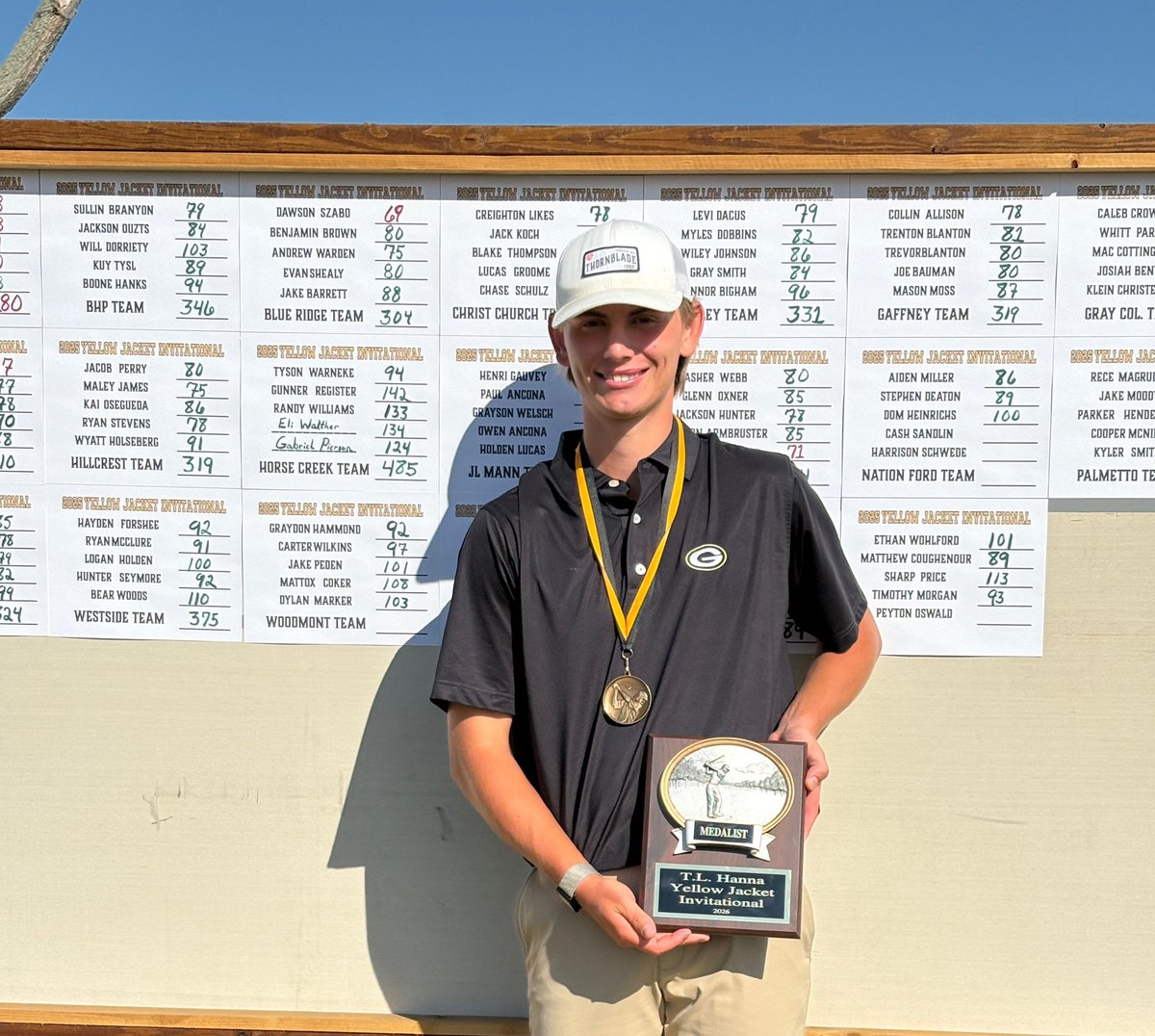 GHSeaglegolf's tweet photo. @bryson_mccurry fired a blistering 67 today to take the victory at the Yellowjacket Invitational! Behind his performance, the team finished 4th out of 20 teams. Go Eagles! https://t.co/EaYXkIoYty