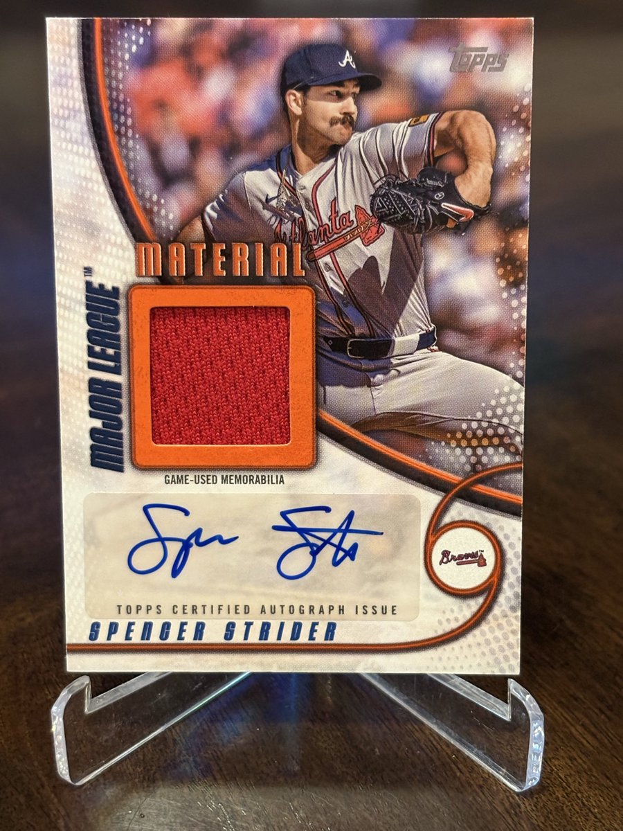 MattMoczy's tweet image. deGrom - $80
Strider /25 - $75
Smith HFA - $75