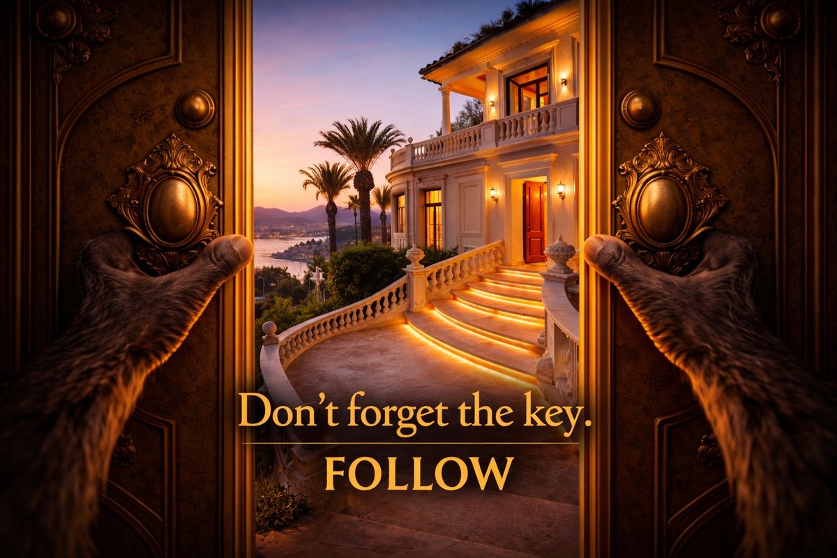 LuxCoinOf's tweet image. Most will scroll. Few will enter.

#TheKey
#AccessGranted
#LuxCoin
#UnlockWealth
#EliteAccess
#WealthMindset
#CryptoElite
#HiddenWealth
#NextLevelLiving
#FollowTheKey