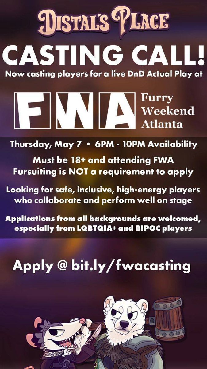 Furry Weekend Atlanta | May 7-10, 2026 tweet media