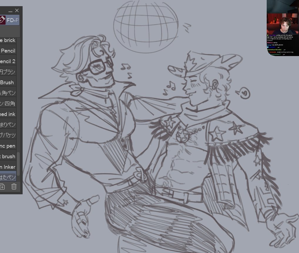 This is so stiff but uhhh space cowboy and his cosmic girl