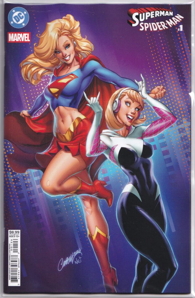 ComicBookShopnz's tweet photo. DC / Marvel: Superman / Spider-Man #1 J. Scott Campbell Variant  https://t.co/pJzHy0NGLn 
#comicbookshop #comicbookshopconz #comicbooks #newzealandcomicbookshop #comicbookshopnz https://t.co/CQfgXKnGid