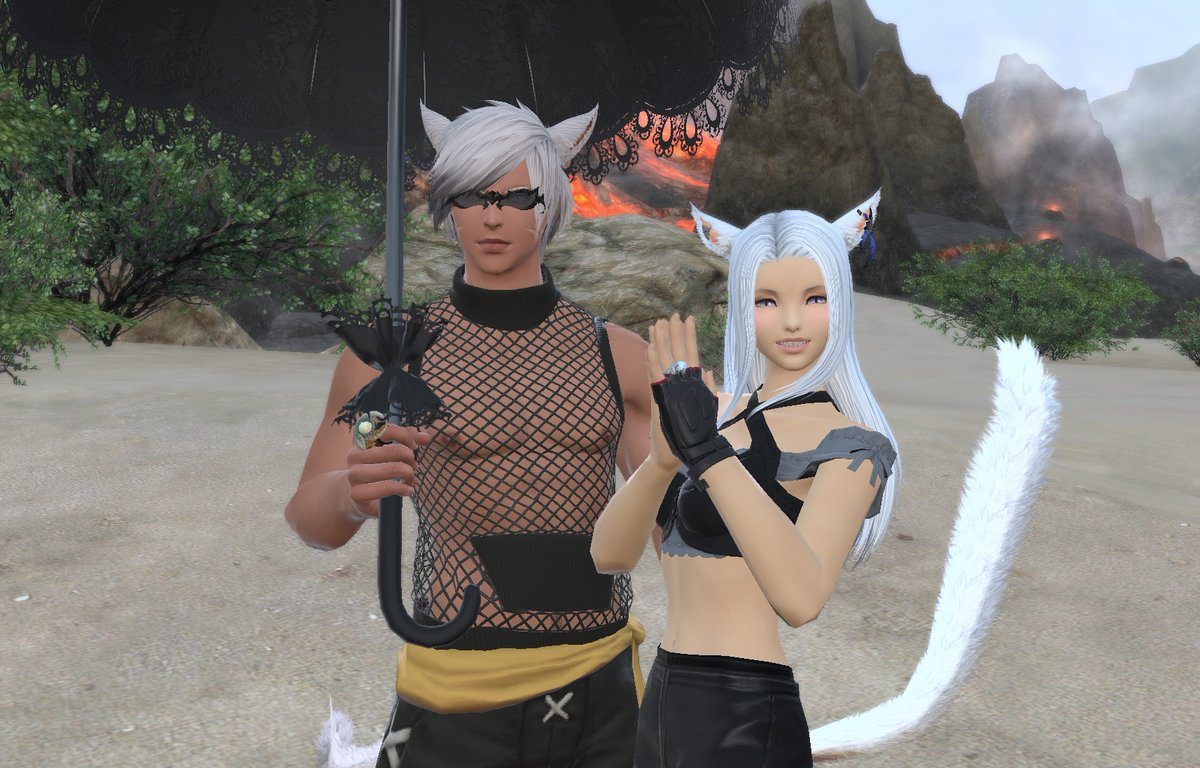 Old photos of a friend. #ffxivscreenshots #gposer #ffxivgpose